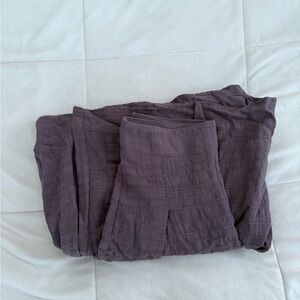 Purple/Brown Textured boho pants